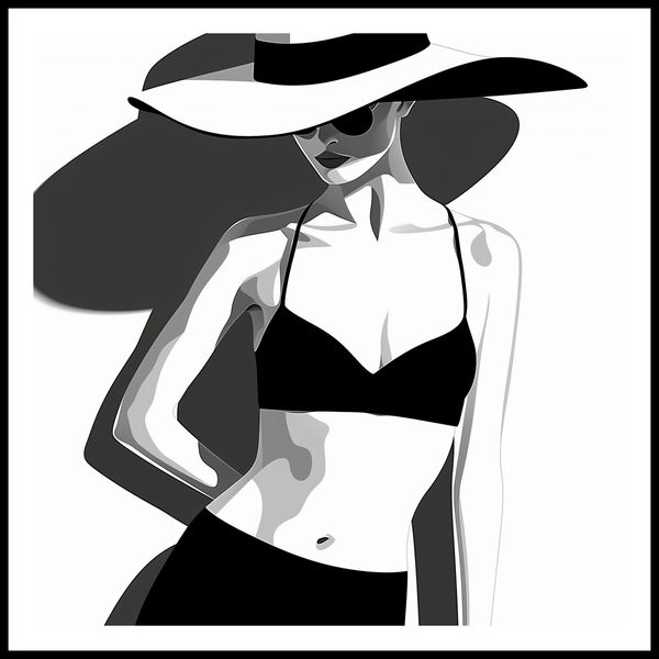 Plakat 70x70cm Strój zdjęcie 3