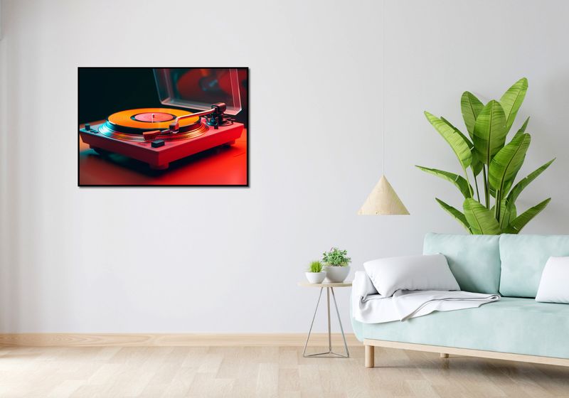 Plakat 100x70cm Retro Granie zdjęcie 4