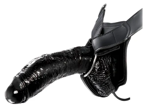 fetish fantasy extreme pasek model hollow czarny 26cm regulowany na Arena.pl