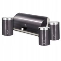 BH-6732 - Chlebak z zestawem pojemników Berlinger Haus Carbon Pro Edition