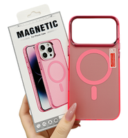 Etui do APPLE IPHONE 17 PRO / 18 PRO Magsafe różowy case matowy + szkło 9H
