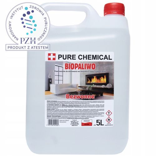 BIOETANOL BIOPALIWO DO BIOKOMINKA BEZWONNE 20l 4x5 na Arena.pl