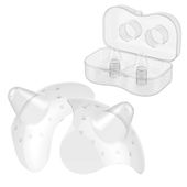 BABYONO Silikonowe osłonki na piersi rozmiar M