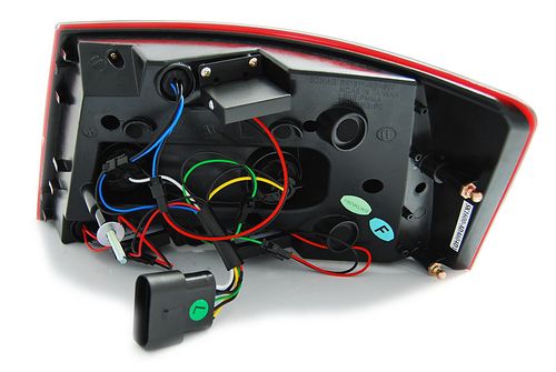 NOWOCZESNE Lampy Do AUDI A6 C6 4F SEDAN Od 2004 Do 2008 LED BAR RED 6 PIN na Arena.pl