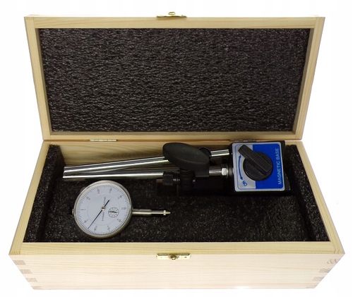 CZUJNIK ZEGAROWY 0-10 0,01 DO SPRAWDZANIA BICIA + UCHWYT STATYW MAGNETYCZNY na Arena.pl