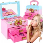 Kuferek z Kosmetykami do Makijażu Paznokci MakeUp do paznokci makijaż Make