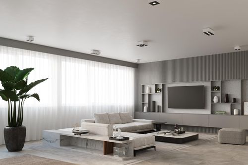 Downlight LAMPA sufitowa SL.0067 prostokątna OPRAWA metalowa biała na Arena.pl