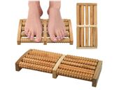Masażer do stóp tradycyjny drewniany roller 2 x 5