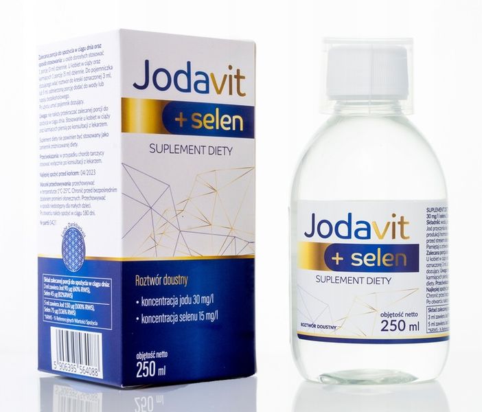 Suplement diety Jodavita JODAVIT + selen Płyny 250 ml zdjęcie 1
