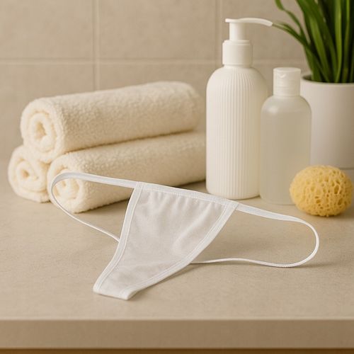 STRINGI MAJTKI JEDNORAZOWE WŁÓKNINOWE BIELIZNA DO OPALANIA MASAŻU DEPILACJI na Arena.pl