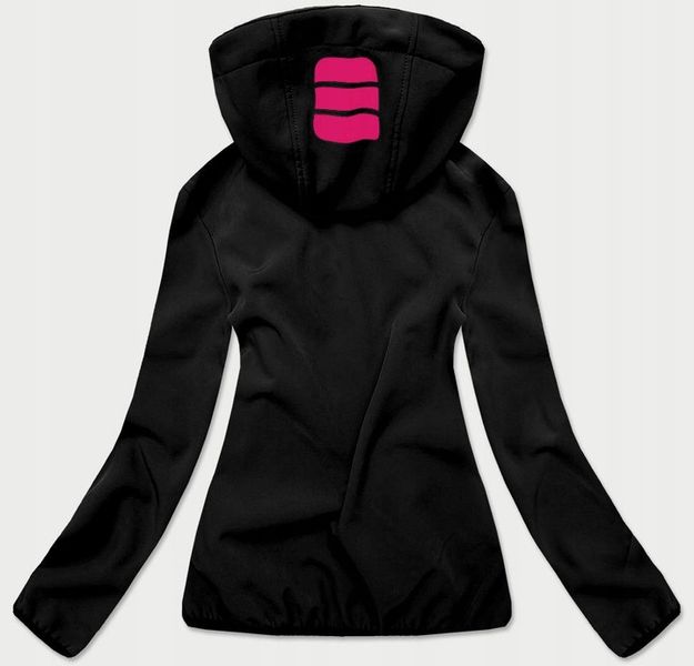 KURTKA SPORTOWA SOFTSHELL HH030 CZARNA zdjęcie 3