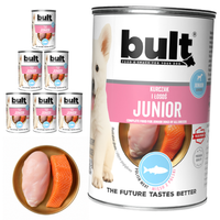 BULT JUNIOR mokra karma dla psa Kurczak i Łosoś 6x400g Dla szczeniąt