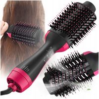 Duża Szczotka Suszarka Lokówka Prostownica Do Stylizacji Włosów 4w1 Prezent