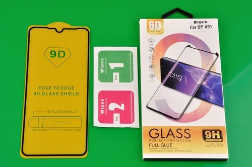 Szkło Hartowane 6D do Oppo A91 czarny na Arena.pl