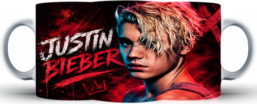 Kubek ceramiczny Justin Bieber na Arena.pl