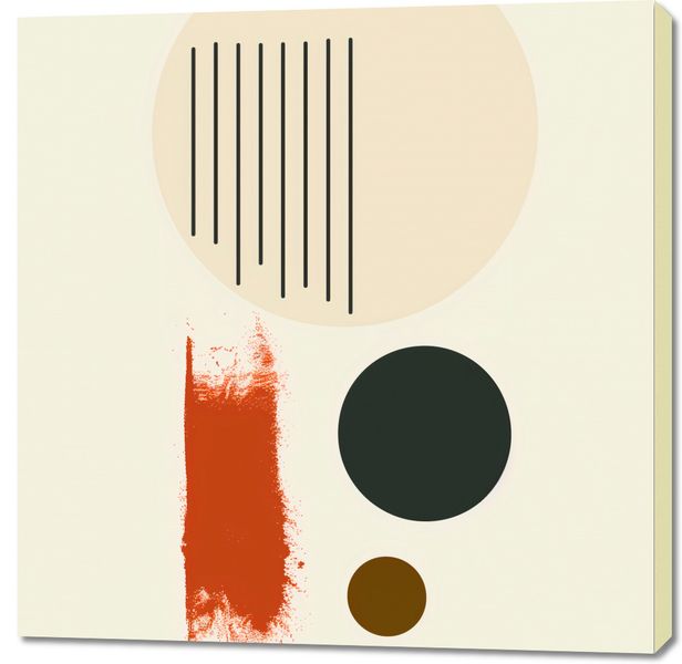 Obraz 100x100cm Symetryczna Struna zdjęcie 1