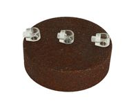 Podsufitka metalowa 3 otwory 100mm rdza naturalna patyna