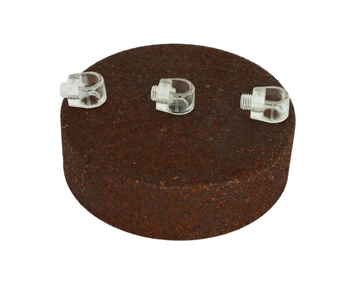 Podsufitka metalowa 3 otwory 100mm rdza naturalna patyna zdjęcie 1