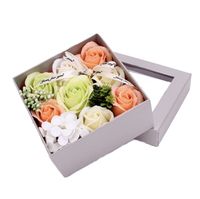 Flowerbox mydlane róże duże mydełka piękny prezent dla żony cioci mamy