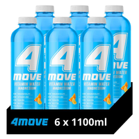 4Move Vitamin Water Magnez napój o smaku cytrusowym 1,1L x 6 sztuk
