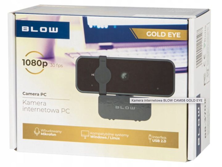Kamera internetowa BLOW Cam08 Gold Eye zdjęcie 6