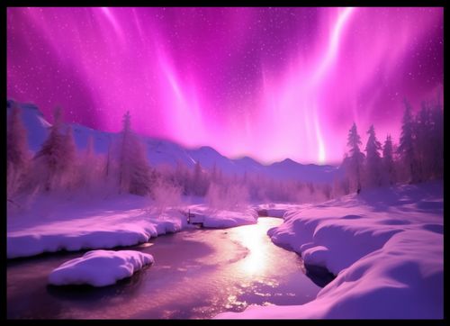 Plakat 70x50cm Aurora Nad Niebiem na Arena.pl