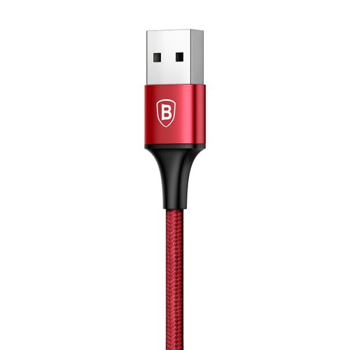 Kabel USB Micro lightning Type-C 3w1 Baseus Rapid czerwony na Arena.pl