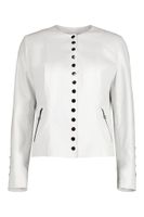 Skórzana kurtka "Honorata" zapinana zapinana na zatrzaski Rozmiar odzieży S