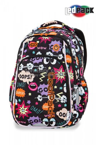 Plecak CoolPack LED STRIKE S komiks COMICS (94467) na Arena.pl