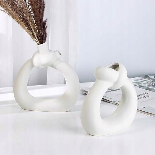 Wazon ceramiczny biały 2 szt na Arena.pl