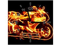 30X30CM ZEGAR MOTOR OBRAZ DREWNO