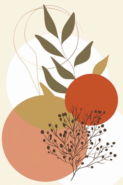 Plakat 61x91,5cm Impresja Jesieni zdjęcie 1