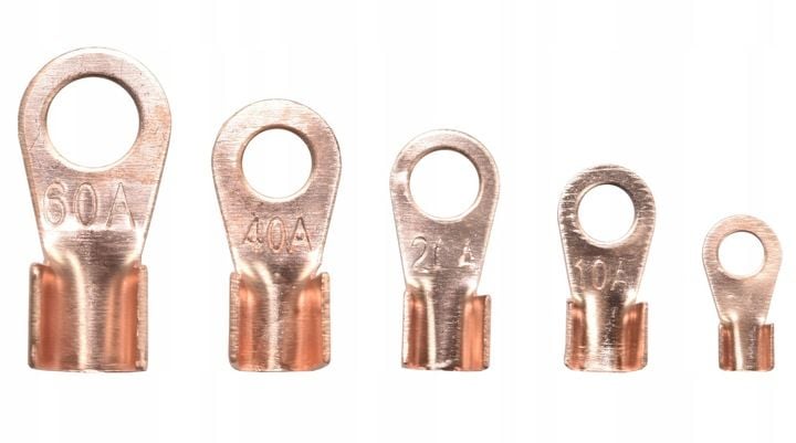 Zestaw konektorów oczkowych wysokoprądowych 80szt zdjęcie 2