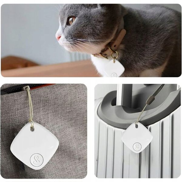 Lokalizator Kluczy Torby Smart Air Tag MFI Apple Find My BLE 5.2 - Biały zdjęcie 4