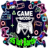 OPŁATEK NA TORT 20CM - GAMER PAD DEKORACJA URODZINOWA + IMIĘ 15CM 18CM