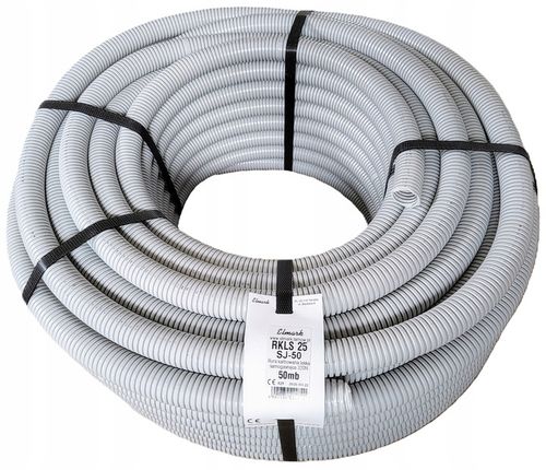 Peszel Rura karbowana Elmark 320N RKLS 25/20 szary 25mm 50 m JAKOŚĆ na Arena.pl