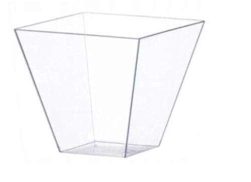 Zestaw Pojemniki piramidki na desery deserki mini 200ml + łyżeczki 50 kompl na Arena.pl