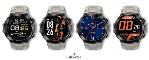 smartwatch giewont pionier gps gw460-3 - light stone na Arena.pl