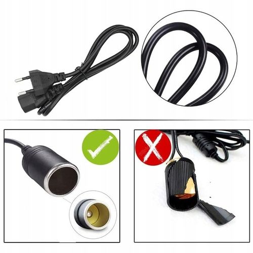 AC TO DC CONVERTER,120W 100V-240V TO 12V/10A CIGARETTE LIGHTER ADAPTER na Arena.pl