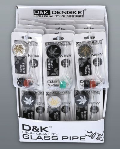 Zestaw Fajka Szklana I Młynek Do Tytoniu I Ziół W Eleganckim Opakowaniu na Arena.pl