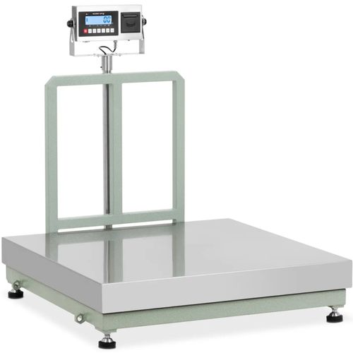 Waga platformowa z drukarką etykiet LCD 100 x 100 cm 600 kg / 50 g na Arena.pl