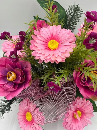 stroik na cmentarz GRÓB kompozycja WIĄZANKA pomnik na Arena.pl