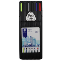 zestaw biurkowy triplus czarne etui staedtler - 40196