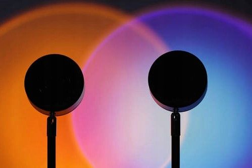 LAMPKA LED PROJEKTOR ZACHÓD SŁOŃCA TĘCZA PREZENT na Arena.pl