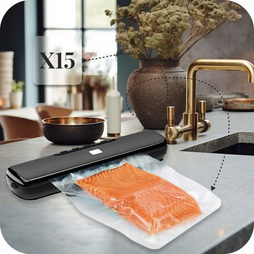 ZGRZEWARKA PRÓŻNIOWA DO ŻYWNOŚCI PAKOWARKA O MOCY 135W + ZESTAW WORKÓW XXL na Arena.pl