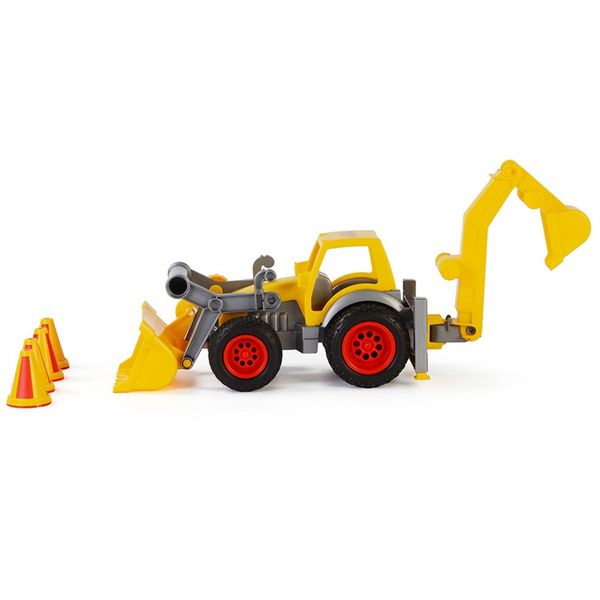 Wader QT ConsTruck Ładowarka z łyżką + pachołki zdjęcie 3