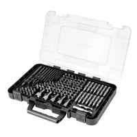 zestaw wierteł i bitów,nasadki 120 szt. - t 56h623