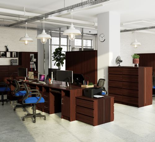 BIURKO ANA 124 cm WENGE na Arena.pl