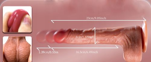 Dildo masturbator z teleskopowym i obrotowym i podgrzewanym wibratorem na Arena.pl
