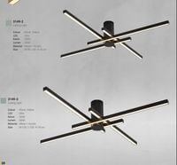 LAMPA SUFITOWA LED WISZACA CZARNA SCIENNA NOWOCZESNA DO SALONU 6500K 24W